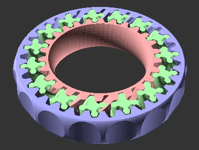 Fidget Gear Ring