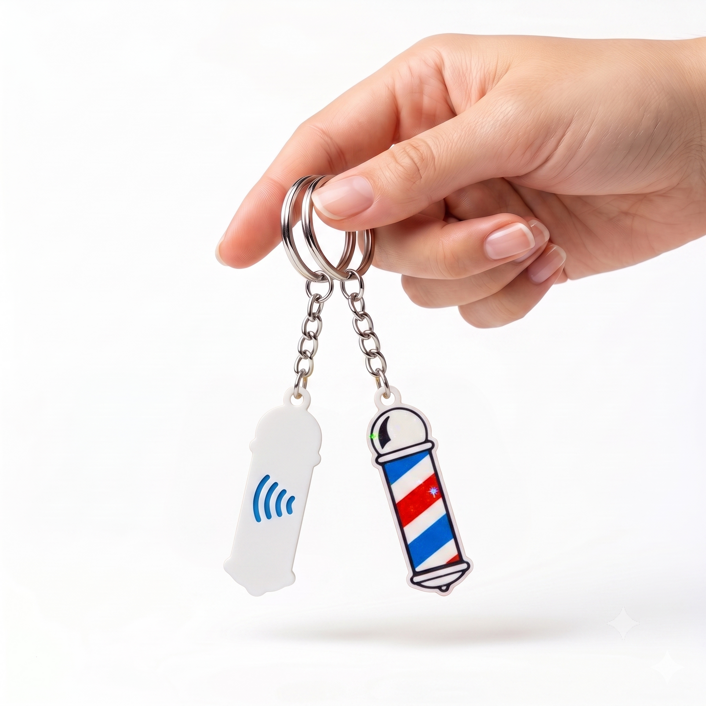 NFC Barber keychain