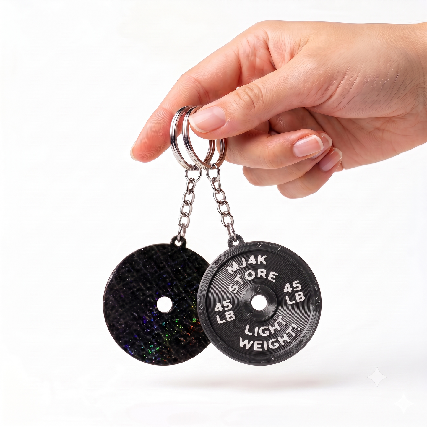 NFC Gym Plate Keychain