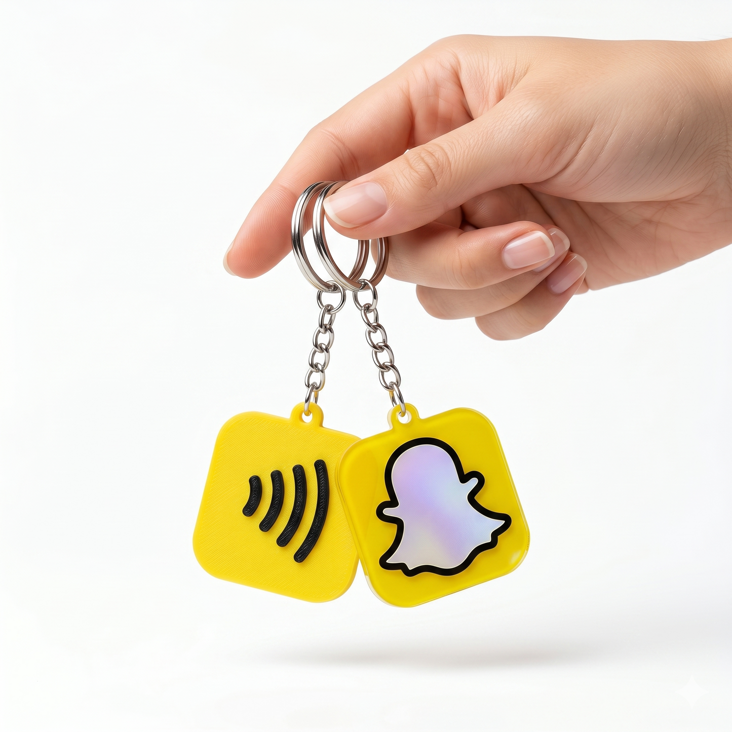 NFC Snapchat Keychain