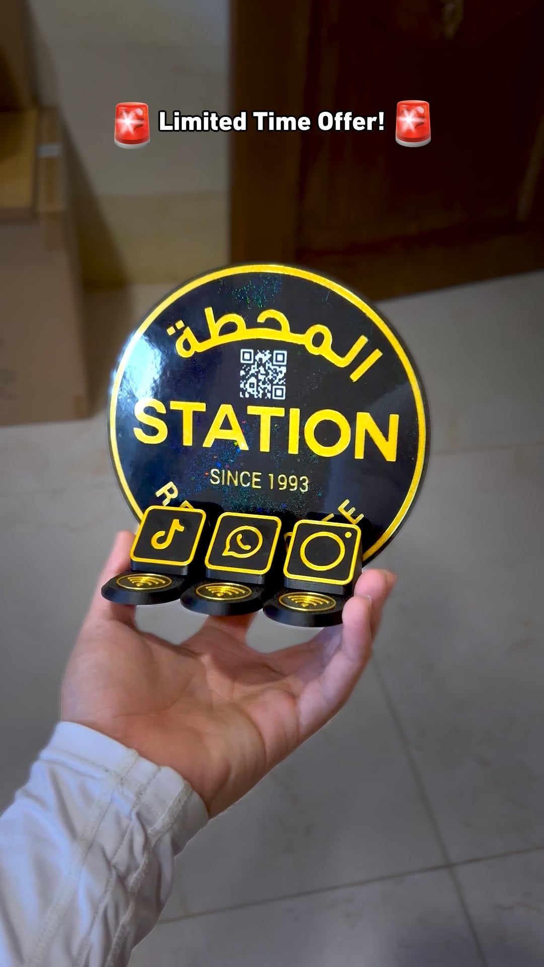 Social Media Nfc Stand