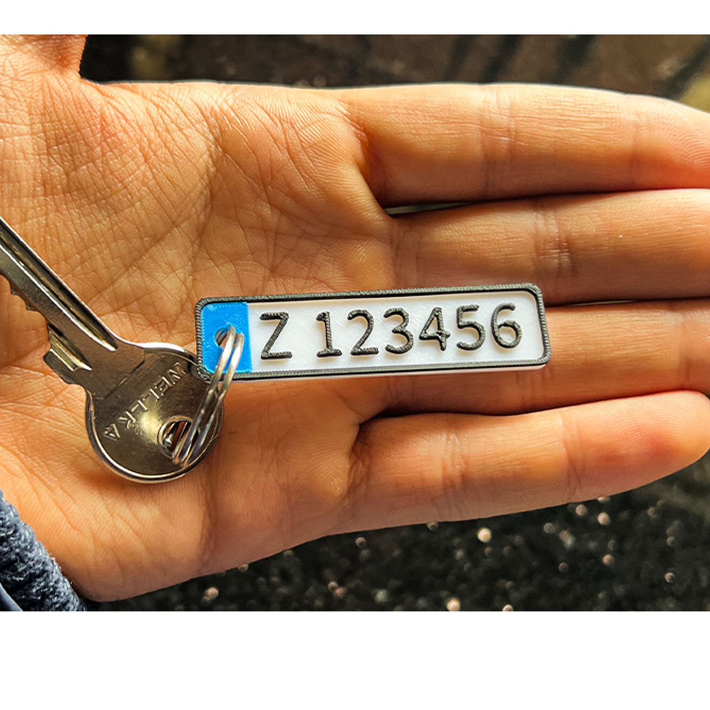 Custom Car Plate Keychain