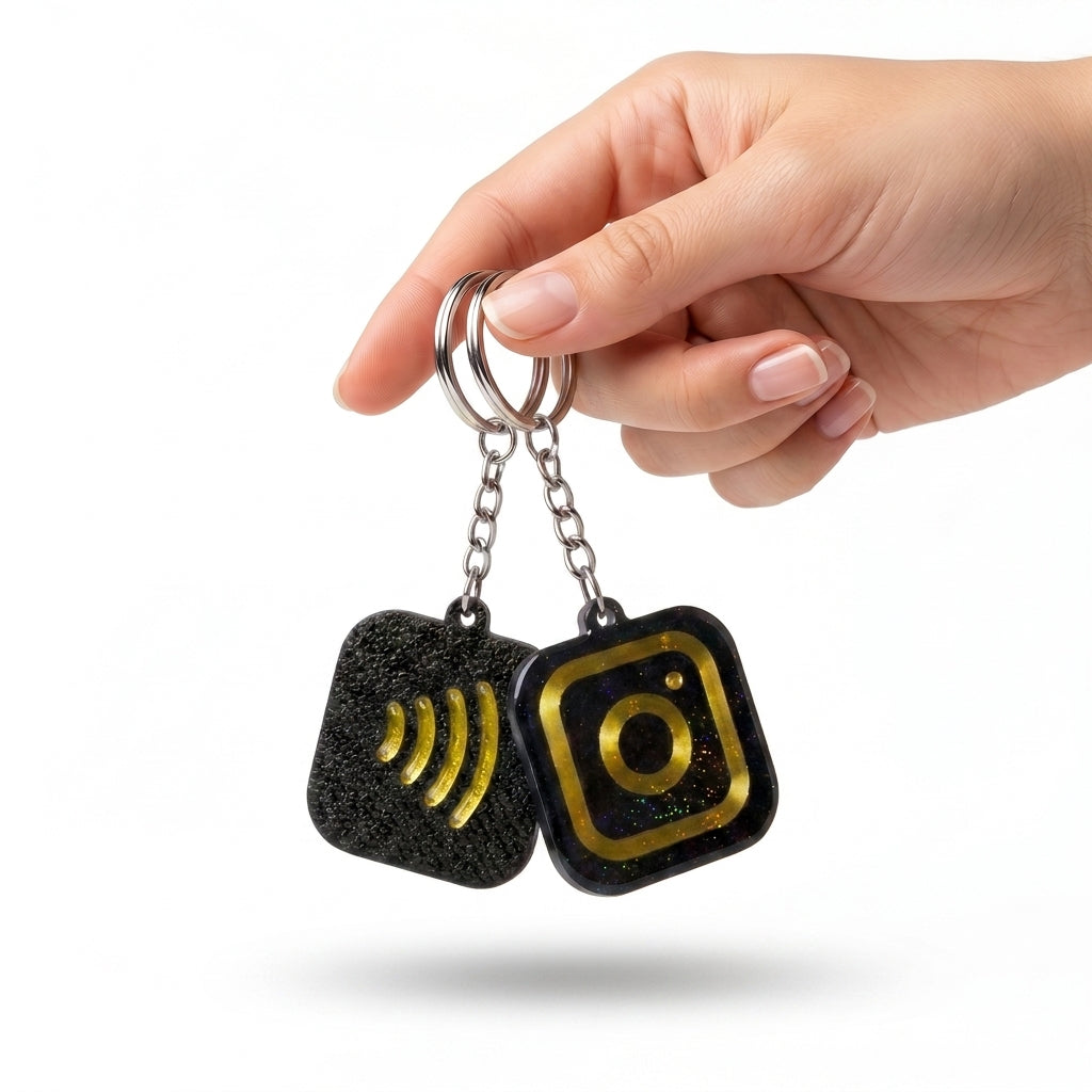 NFC Instagram Keychain